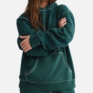 Mate the label contrast hoodie NWOT